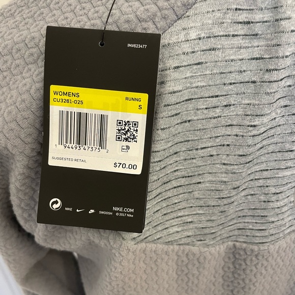 Nike Women’s Crew Sphere Running Mid Layer Top Long Sleeve Shirt Therma NEW - Picture 7 of 8